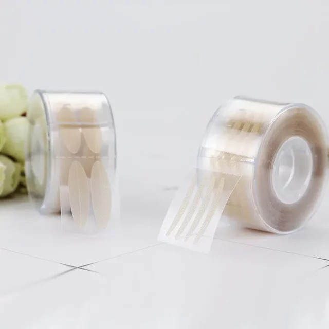 Augenlid-Klebeband-Aufkleber, unsichtbar, doppelt gefaltet, 600 Stück, Unisex - Bild 1