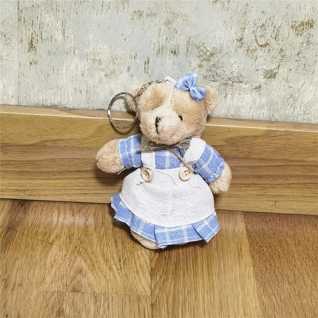 Linyi toy Bär Plüsch Spielzeug Schlüsselanhänger, grau, Plüsch / Textil - Bild 1