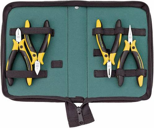 Wiha Zangen-Set Professional ESD 4-teilig aus gehärtetem Stahl in Multicolor - Bild 1