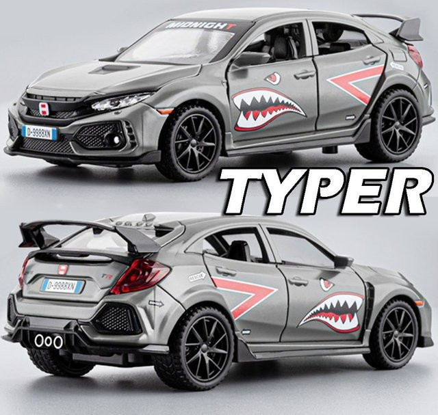 MAKEDA Honda TYPER Accord Spielzeugautomodell, Maßstab 1:32, mit Licht und Sound - Bild 1