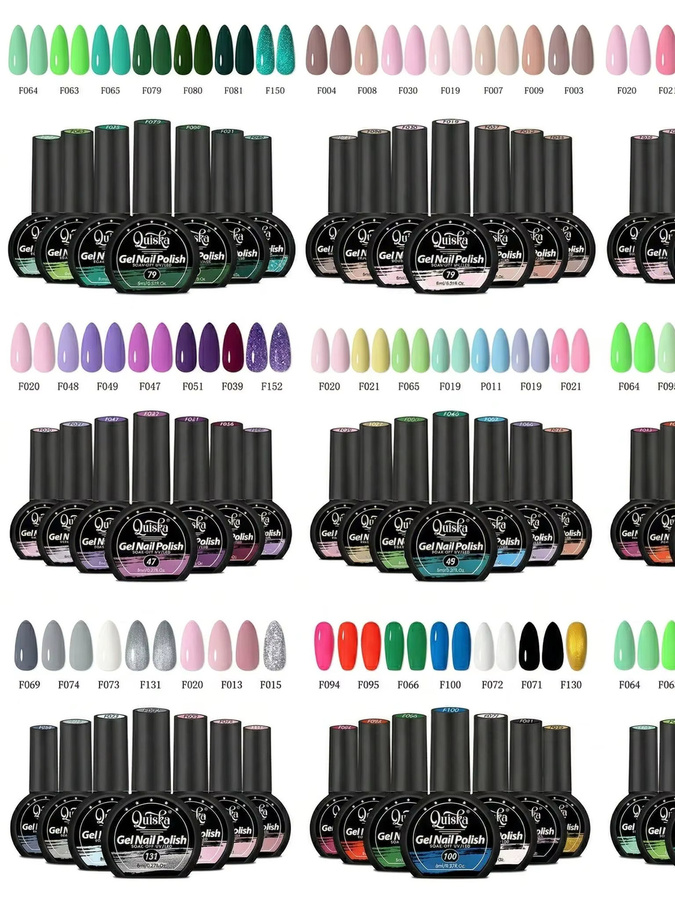 Quiska Nagelgel-Set, 7-teilig, Unisex - Bild 2