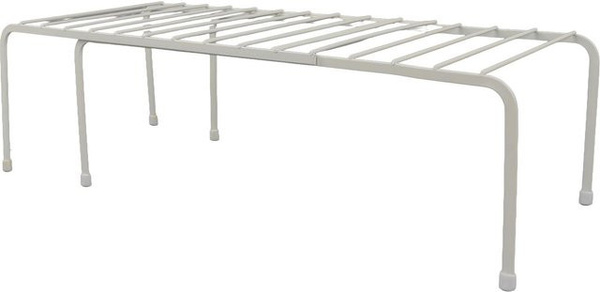 2er-Set OutsideWorld Schrankregal aus Metall in Weiß, stehend und abnehmbar mit Rostschutz