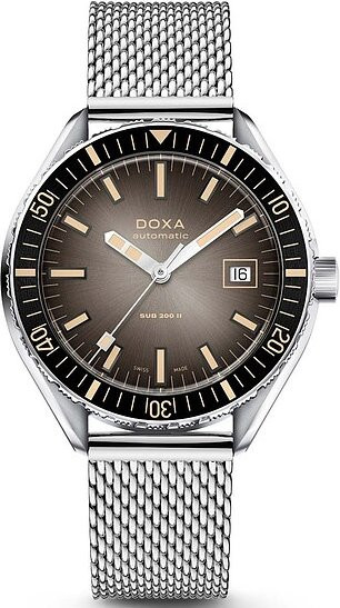 Doxa SUB200 II Sharkhunter Vintage, Armbanduhr, Automatik, Edelstahl, 44 mm, Unisex - Bild 1
