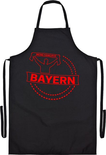 Grillschürze multifanshop Bayern Meine Fankurve in Rot - Bild 1