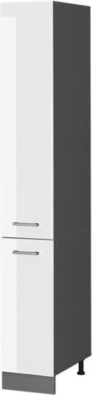Vicco Apothekerschrank R-Line Medizinschrank für die Küche Weiß Hochglanz/Anthrazit B: 30,0 cm, H: 57,2 cm, T: 20,7 cm - Bild 2