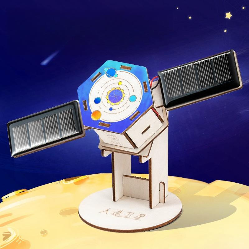 Fashnics Weltraummodell Luft- und Raumfahrt Satellit Montagespielzeug - Bild 4
