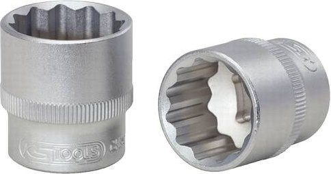 KS Tools 12-kant-Stecknuss 3/8 Zoll in 14 mm, Silber - Bild 1