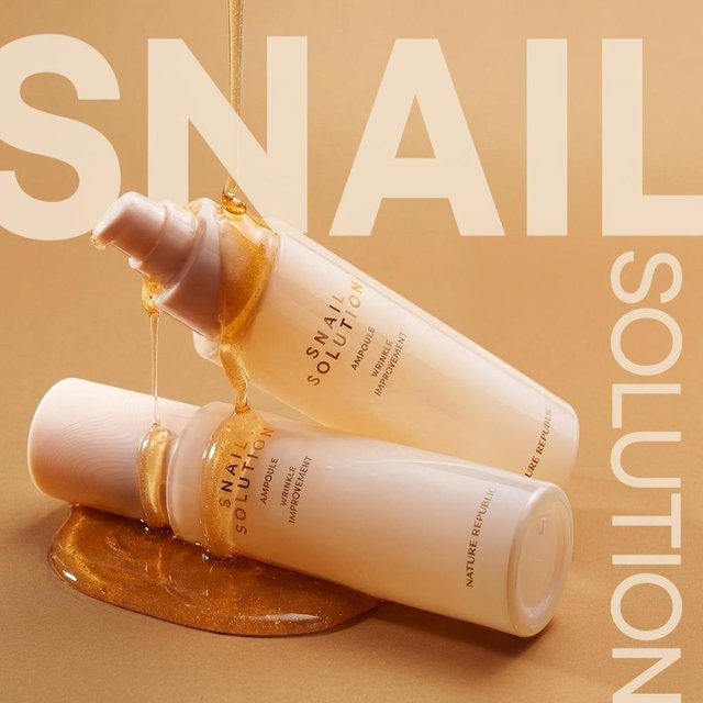 Nature Republic Snail Solution Ampulle Serum, 40 ml, mit Schneckensekret-Filtrat - Bild 1