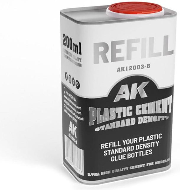 AK Interactive Refillplastic Cement Standard Density, Nachfüllpack - Bild 1