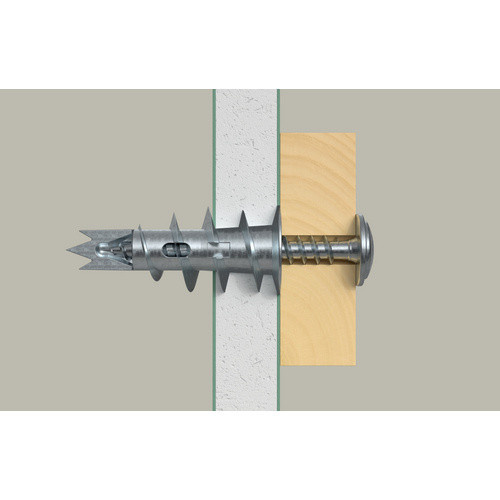 Fischer GKM Gipskartondübel aus Stahl in Silber, Durchmesser: 8 mm, Länge: 31 mm - Bild 2