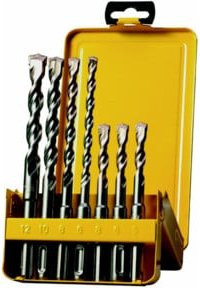 DeWalt SDS-plus Bohrer Set EXTR.2 5-12 DT9701-QZ in Gelb aus Stahl, 7-teilig - Bild 1