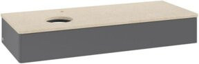 V&B Waschtischunterschrank Antao mit Beleuchtung und lackierter Oberfläche, B/T/H: 120 x 50 x 19 cm - Bild 1