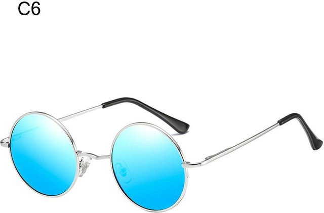 Yiran bag Sonnenbrille, rund, Metall, bunt, Unisex, polarisiert - Bild 1