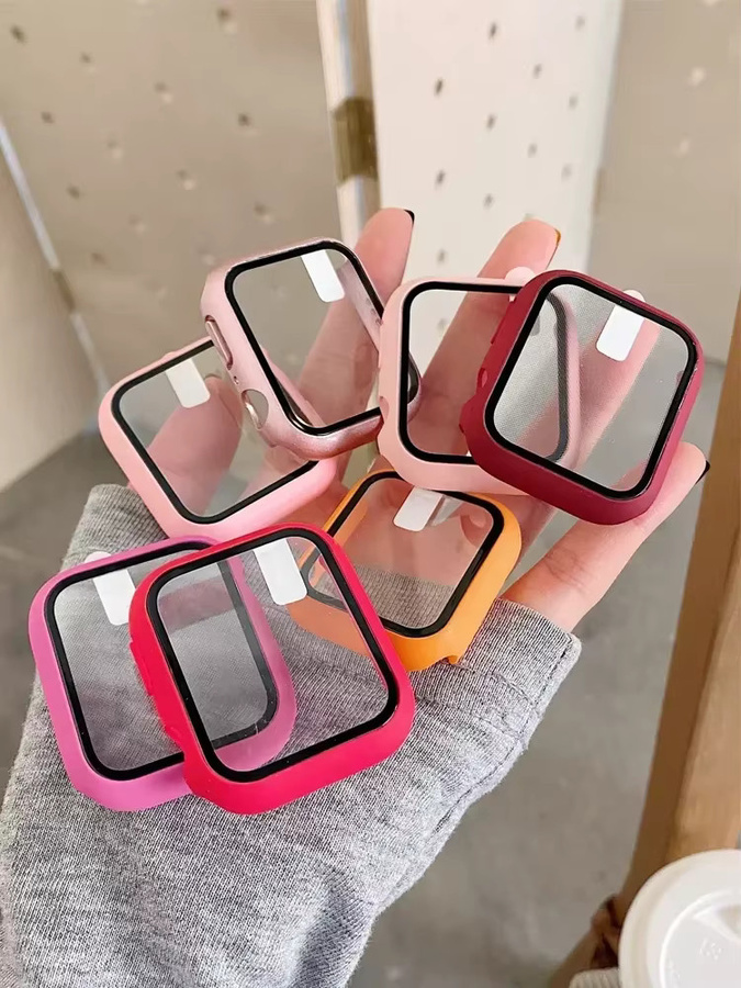 Apple Schutzhülle und Displayschutzfolie, Silikon, Weiß, Unisex - Bild 3