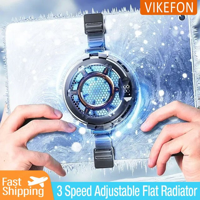 VIKEFON Flachkühler CX05 Mobile Halbleiterkühlung mit 3 Geschwindigkeiten für iPad, iOS und Android - Bild 1