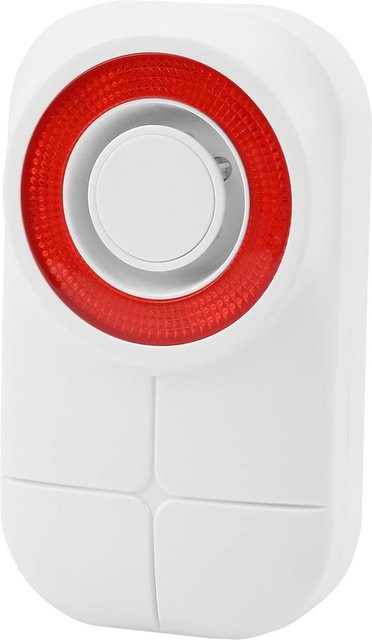 Olympia 6109 Drahtlose Außensirene für Protect und ProHome Systeme in Rot und Weiß, B/T/H: 11,0 x 6,5 x 0,15 cm - Bild 1