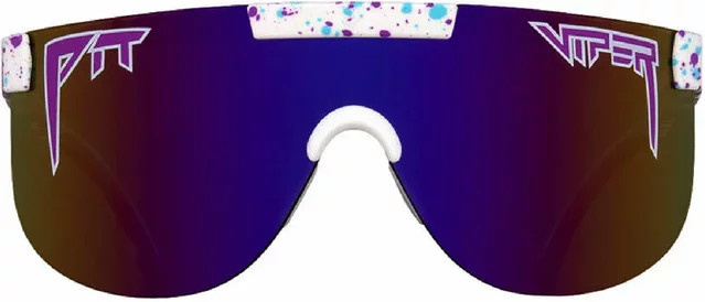 Pit Viper The Jetski Sonnenbrille, oval, randlos, weiß, lila, Unisex - Bild 1
