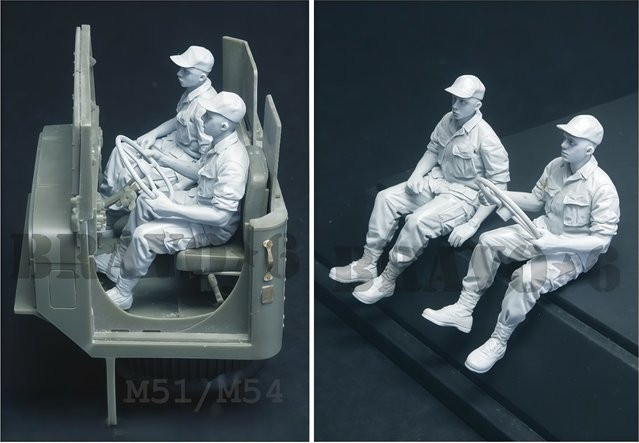 MEEKLION MODEL US Artillery Crew, unbemalter Harzmodellbausatz, 1/35 - Bild 1