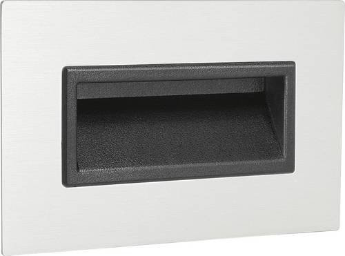 Rohde Muldengriff KM-36.14.093.9005 Schwarz Matt aus Kunststoff, 5er Set, L x B x H: 9,3 x 1,9 x 3,6 cm - Bild 1