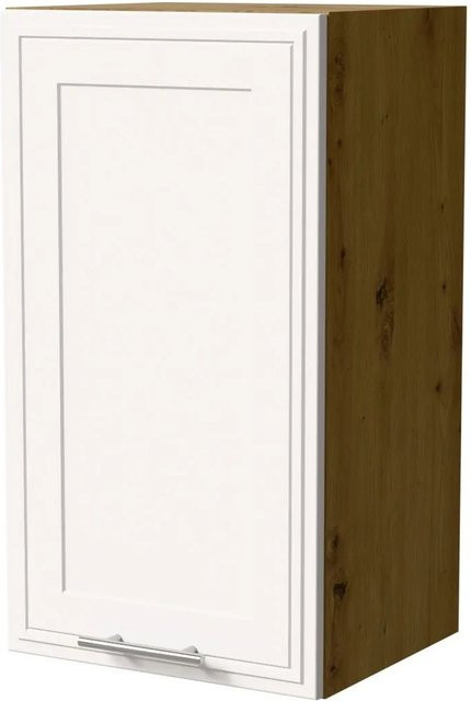 Feldmann-Wohnen Hängeschrank Salo W2/40 in Eiche Artisan und Weiß Matt mit Soft-Close-Türen, B/T/H: 40 x 32,5 x 72 cm - Bild 1