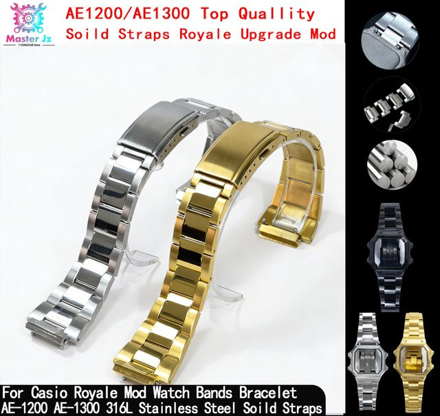 Casio Uhrenarmband Edelstahl, Unisex - Bild 1