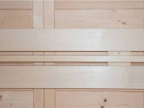 Sauna Rückenlehne Eilo Modell EL-BE 40 Breite: 244 cm