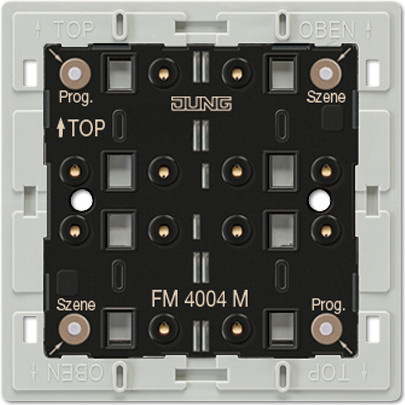 Jung Funk-Wandsender-Modul FM 4004 M 4-kanalig in Schwarz - Bild 1