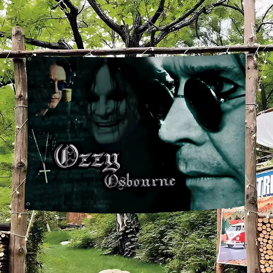 Ozzy Osbourne Werbefahne als Party Banner für Werbung und Veranstaltungen - Bild 2