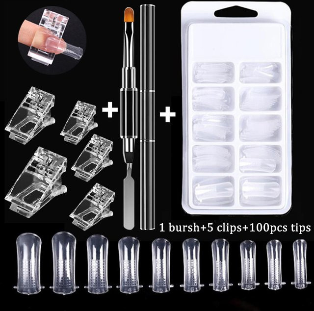 Limegirl Nail Art Acryl Nagelset, DIY Maniküre Werkzeug Kit - Bild 1