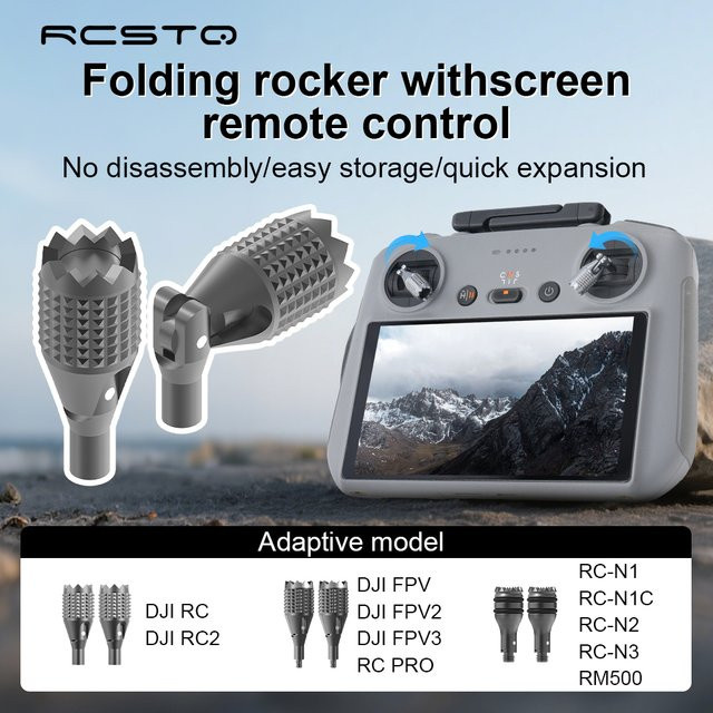 DJI Fernbedienungs-Joystick Ersatz-Daumen-Rocker in Grau für Mavic 3 Pro, Neo, Mini 5 Pro, Mini 4 Pro und Air 2S RC-N3/RC 2 Controller - Bild 1