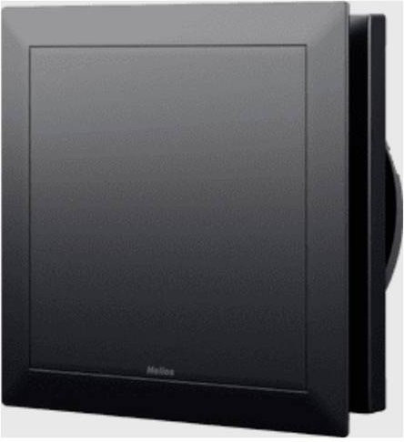Helios Ventilatoren DLV 125 Lüftungsventil in Schwarz aus Kunststoff - Bild 1
