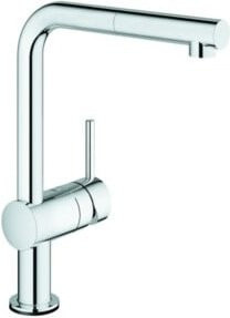 Grohe Spültisch-Einhebelmischer Minta Touch mit Sensor, L-Auslauf und Mousseurauslauf, Chrom - Bild 1