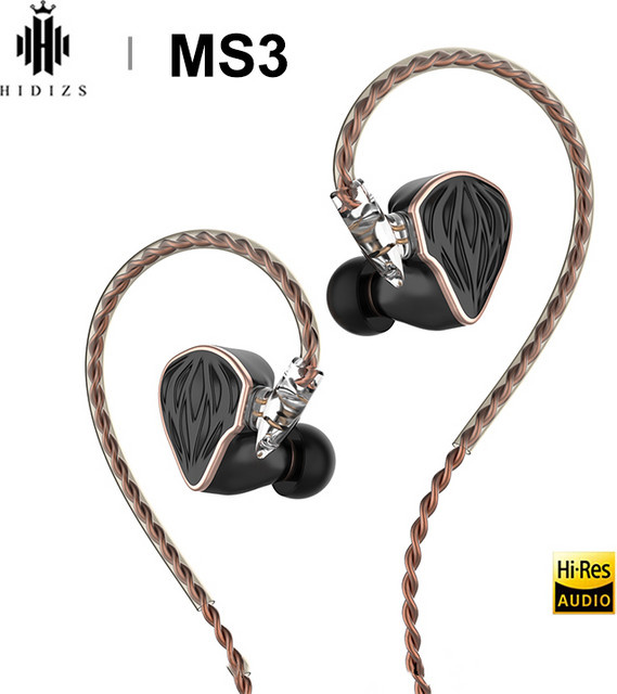 Hidizs MS3 HiFi In-Ear Monitor Kopfhörer mit Hybrid-Treiber-System in Schwarz - Bild 1