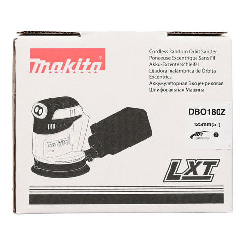 Makita Akku-Exzenterschleifer DBO180Z 18V in Türkis mit Ø 125 mm - Bild 5