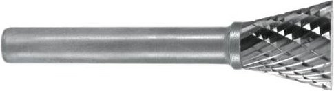Exact 72515 Frässtift Hartmetall Winkel in Silber, Länge: 64 mm, Schaftdurchmesser: 6 mm - Bild 1