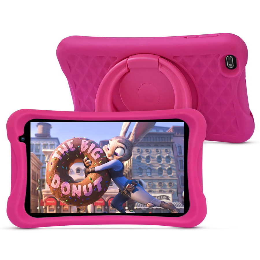 PRITOM Kinder Android Tablet 8 Zoll in Pink mit 64 GB ROM, 2 GB RAM, Quad Core, 5000 mAh, WiFi und Bluetooth - Bild 5