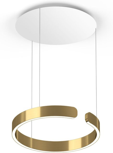 Occhio Mito sospeso 40 up LED-Pendelleuchte in Bronze und Weiß matt mit Occhio air Modul und x-tra warm LED (2200K - 3500K), höhenverstellbar von 50 bis 200 cm - Bild 1