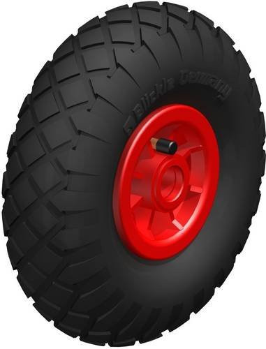 Blickle Rad-Luftreifen PK 262/25-75R-ROT in Rot mit einem Durchmesser von 260 mm und einer Tragfähigkeit von 150 kg - Bild 1