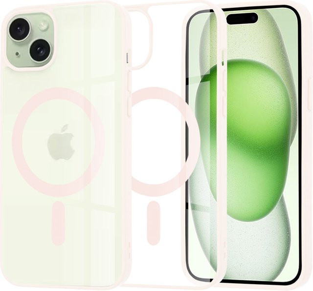 Techsuit MagSafe-Schutzhülle für Apple iPhone 15 Plus in Pink - Bild 1