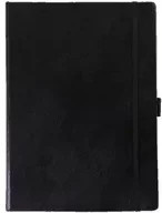 Westcott Notizbuch A5 mit Hardcover in Schwarz, kariert, mit Lesezeichen und elastischem Verschluss - Bild 1