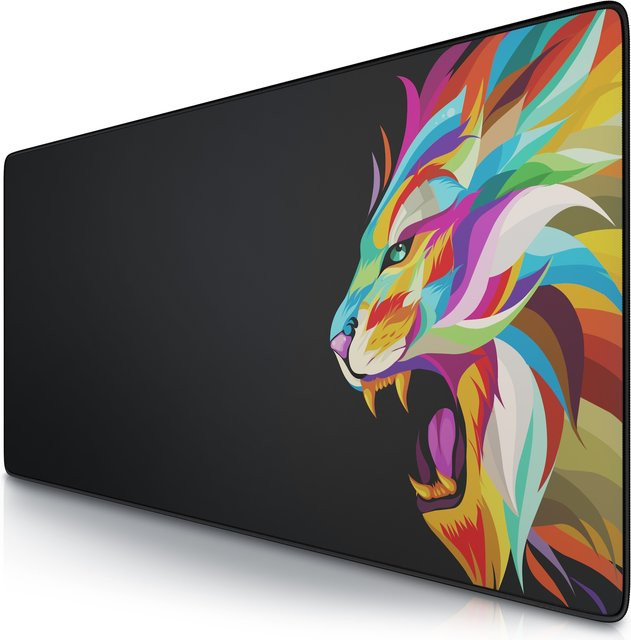 Titanwolf XXL Speed Gaming Mauspad Schwarz B/T: 900 x 400 mm - Bild 1