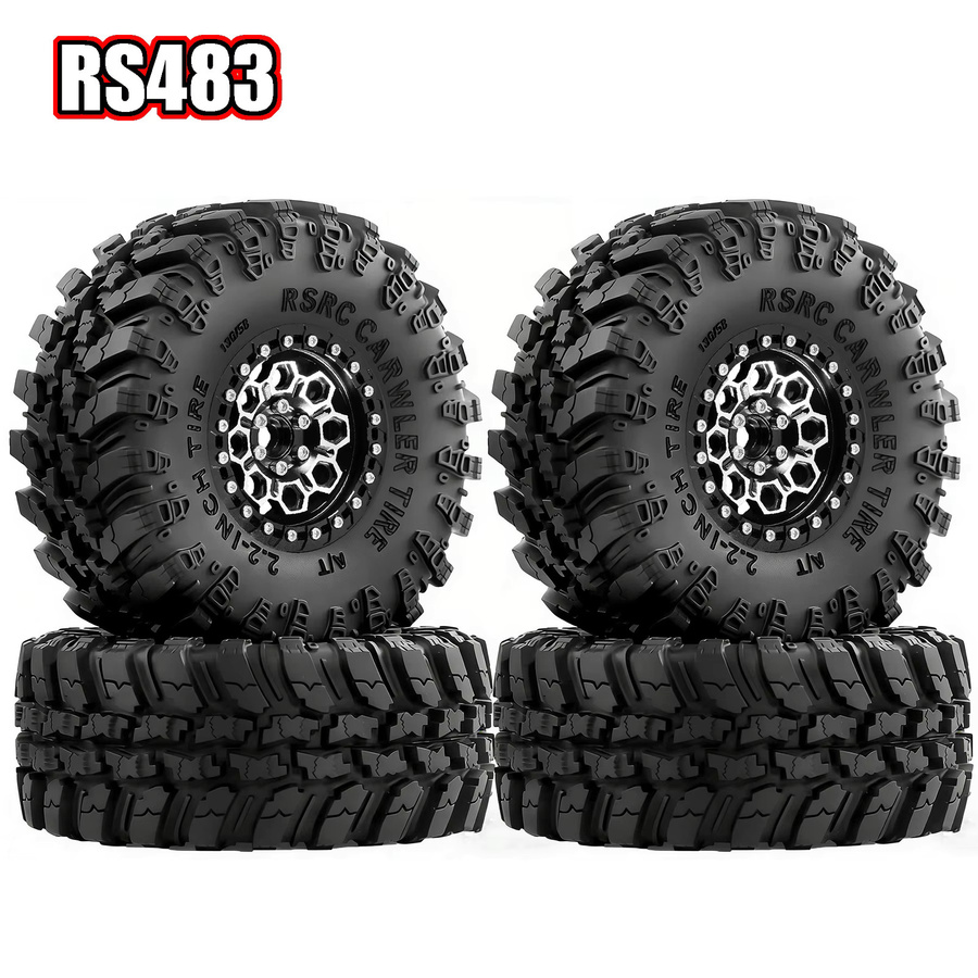 2.2RED SPIDER RC Crawler-Reifen und Beadlock-Felgen, 1:10, Zubehör - Bild 5
