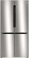 Bosch Kühl-Gefrier-Kombination KFN96VPEA Serie 4 French Door in Silber - Bild 1