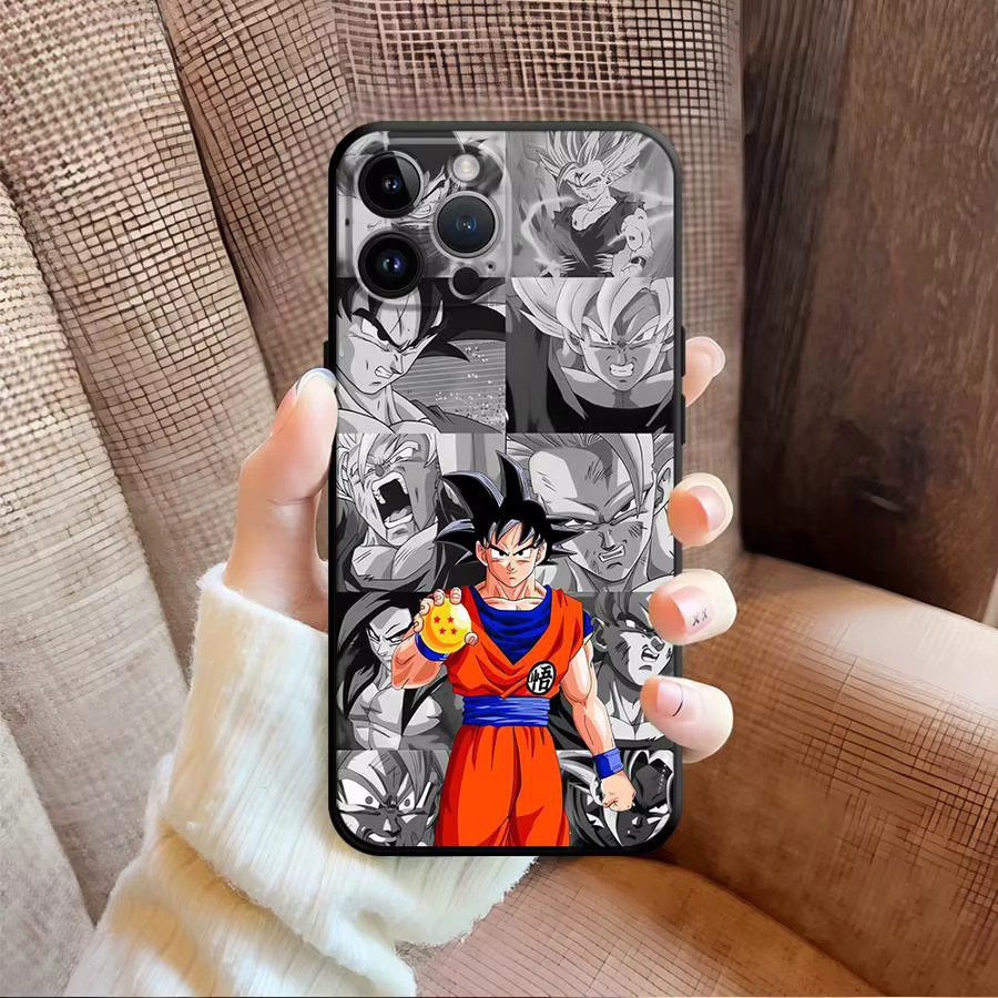 Schwarze weiche Handyhülle Dragon Ball Saiyajin Goku für iPhone Modelle - Bild 6