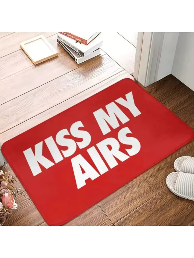 Kiss My Airs Fußmatte rutschfest und leicht zu reinigen für Zuhause, Badezimmer oder Schlafzimmer - Bild 2