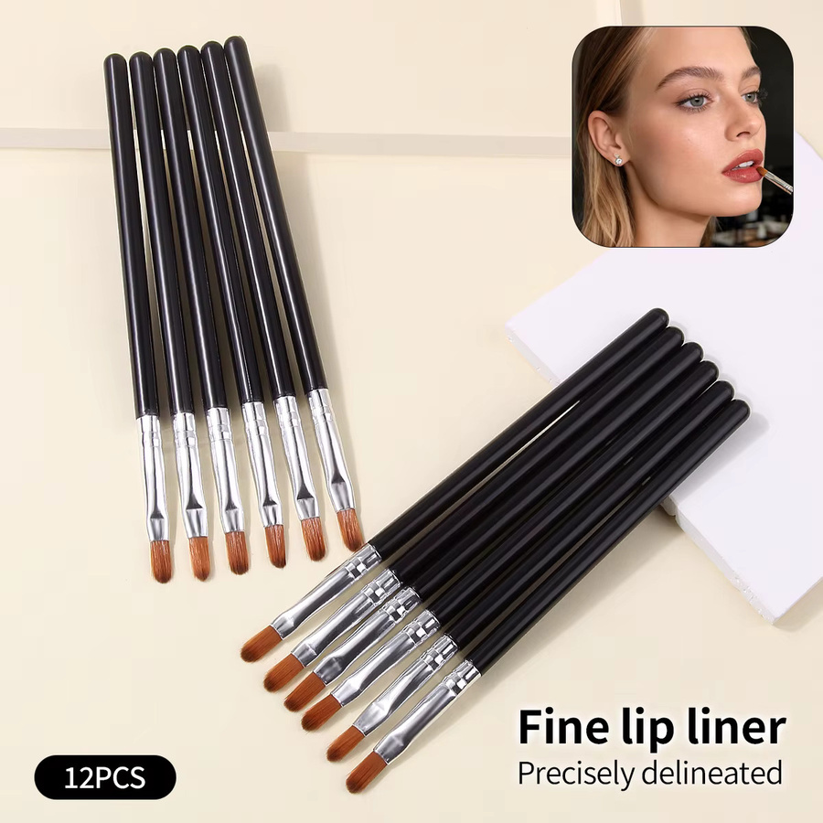 KOSSHOW Lippen-Make-up-Pinsel-Set, 12-teilig, Unisex - Bild 2