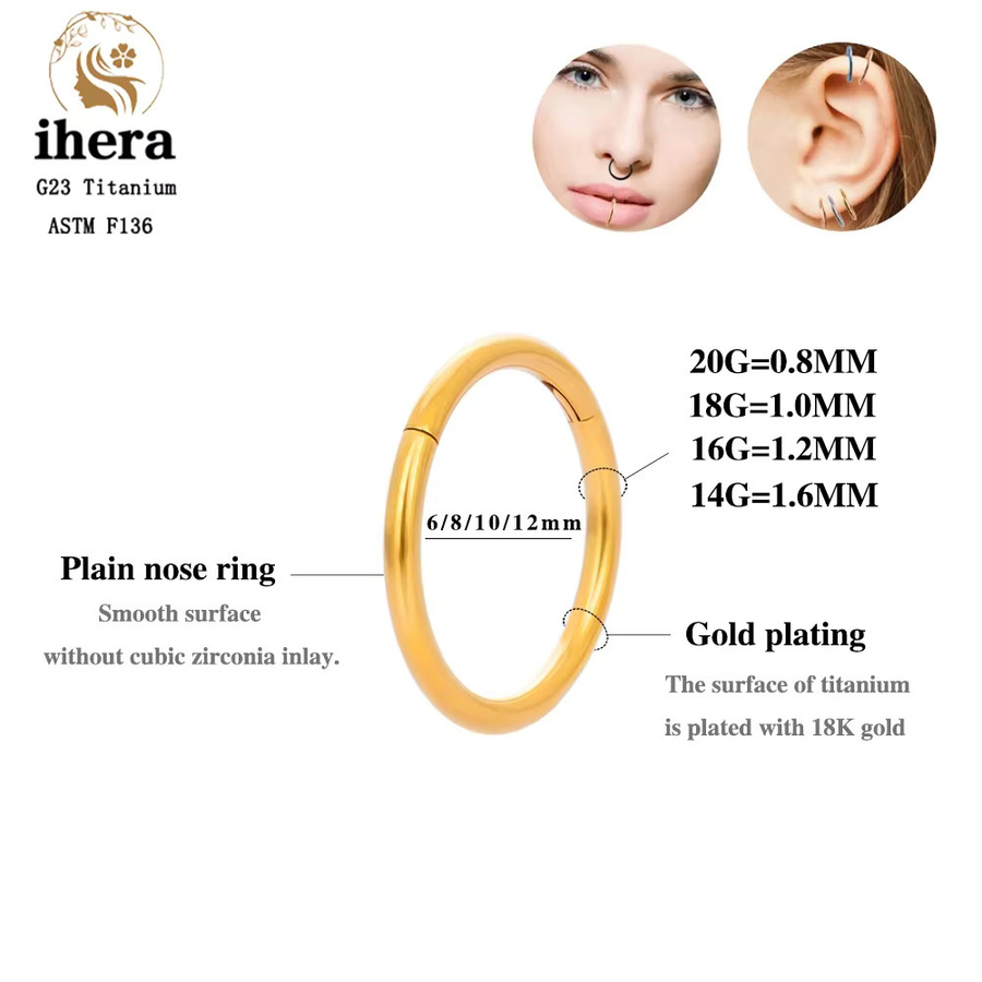 ihera Nasenring Titan, Bunt, Damen - Bild 2