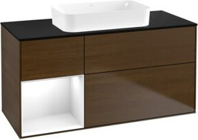 V&B Waschtischunterschrank Finion in Weiß lackiert, B/T: 120 x 60 cm - Bild 1