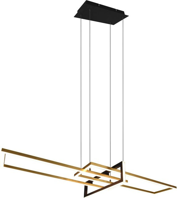 Trio LED Pendelleuchte Salinas Messing matt B: 150 cm, T: 110 cm, H: 40 cm - Bild 1