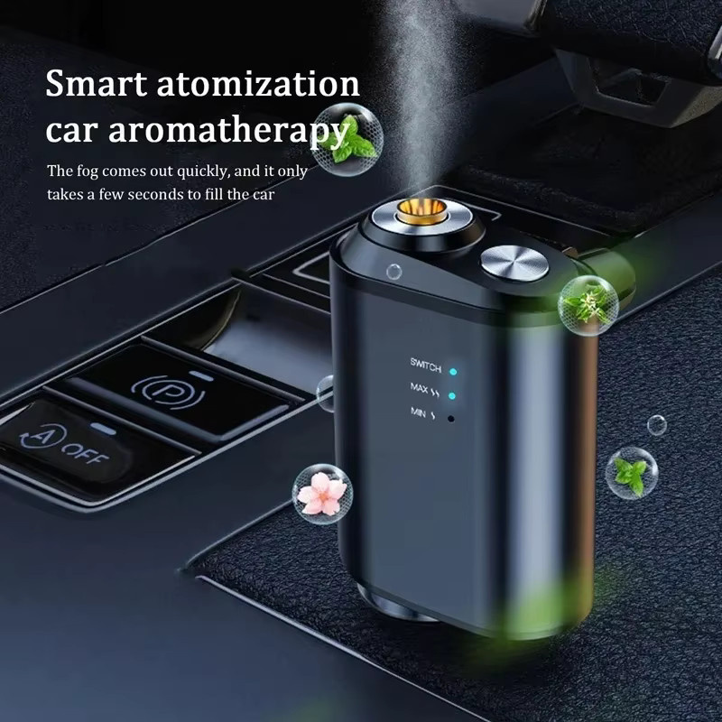HAOYUNMA Ätherisches Öl Auto Lufterfrischer Aroma Diffusor Clip in Silber oder Schwarz - Bild 3